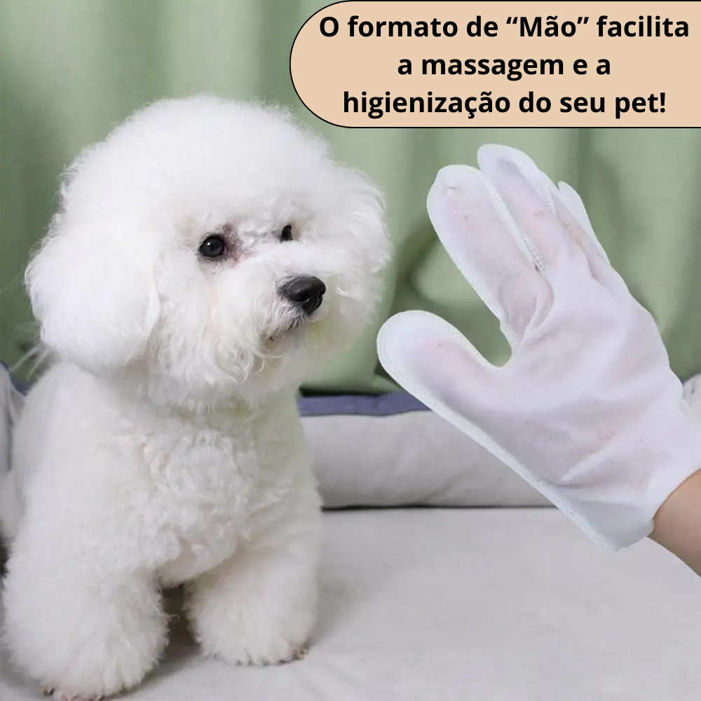 Luvas Antibactericidas para Limpeza Pet