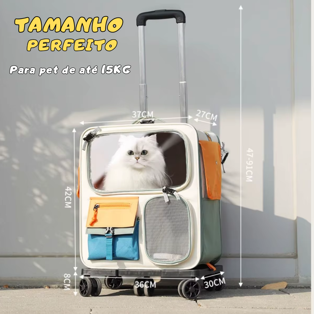 Mala de Transporte Premium para Gatos