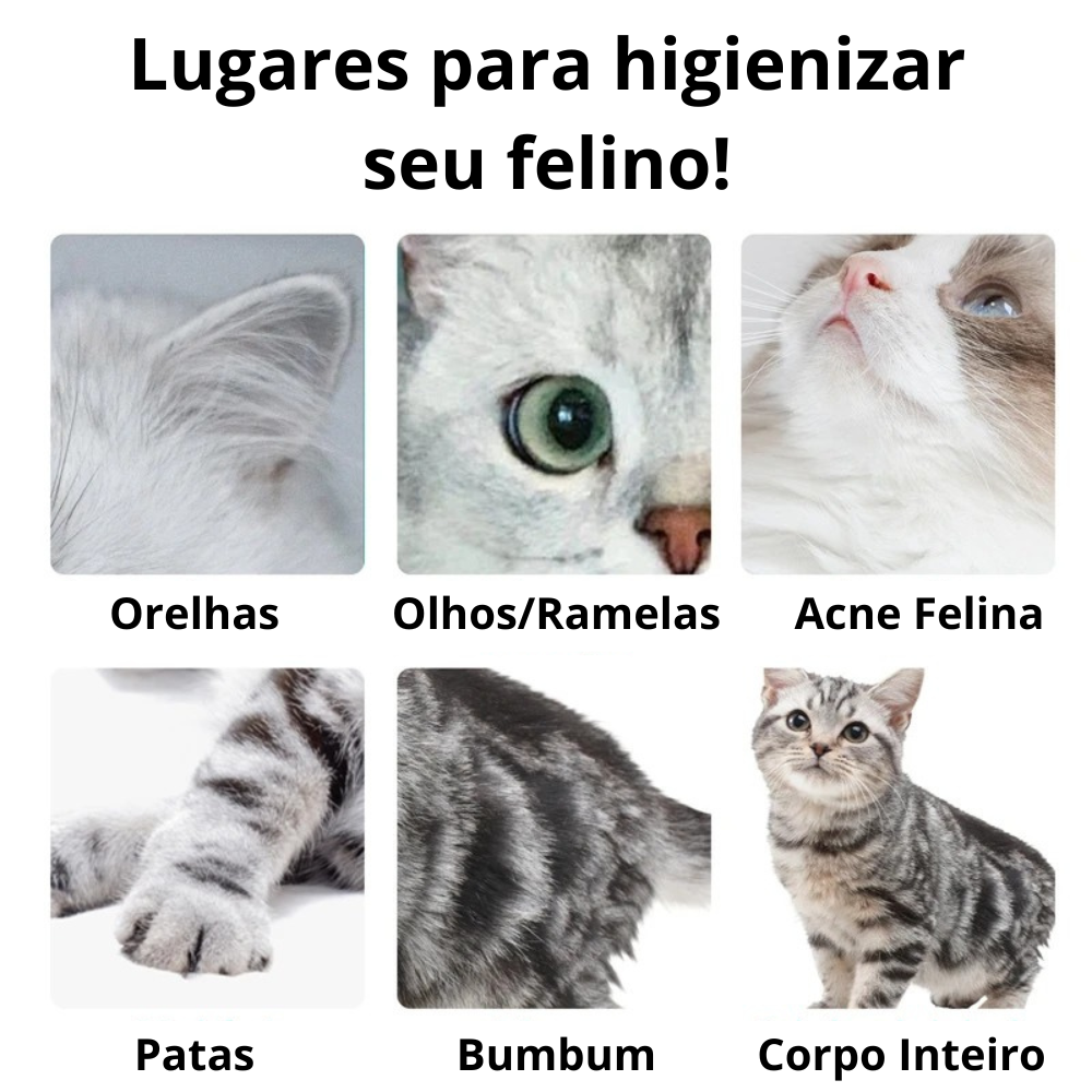 Luvas Antibactericidas para Limpeza Pet