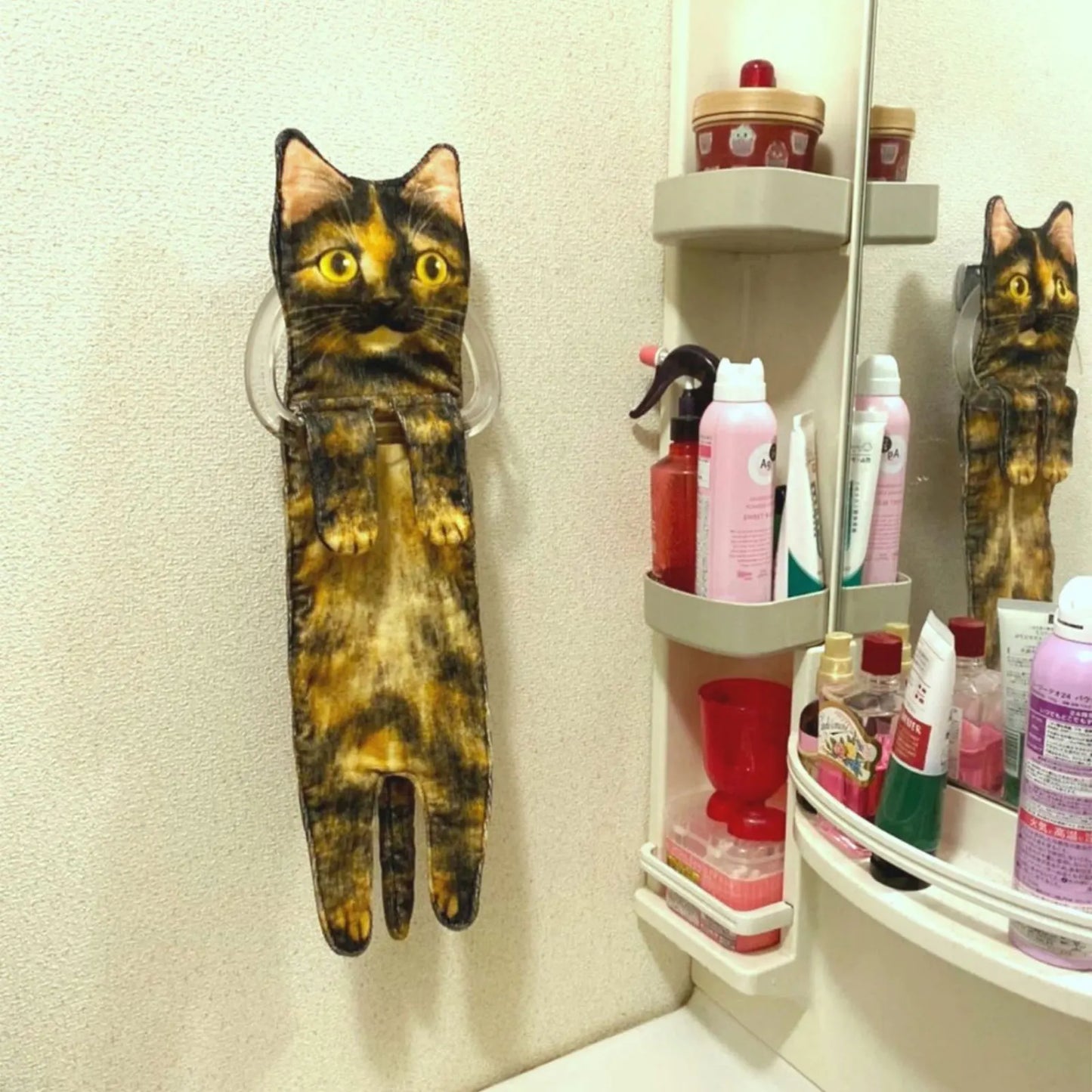 Toalha Multiuso com Formato de Gato