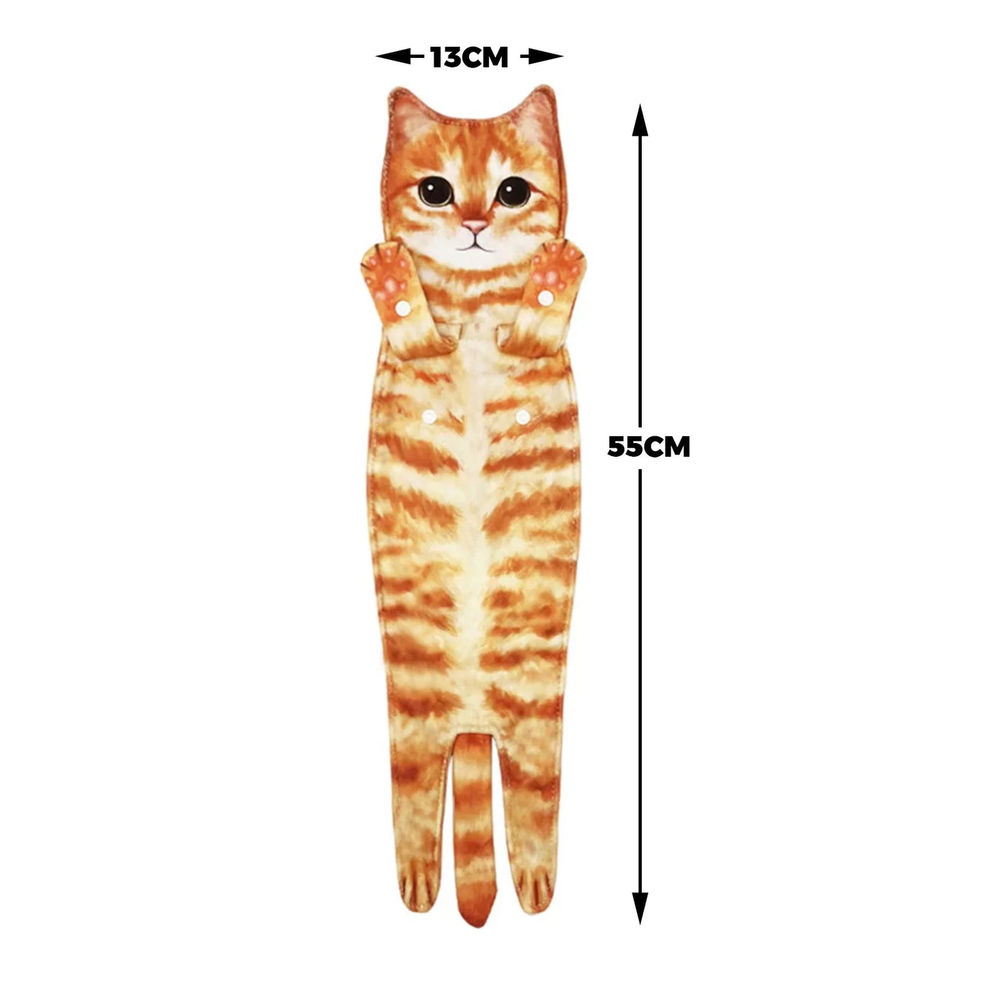 Toalha Multiuso com Formato de Gato