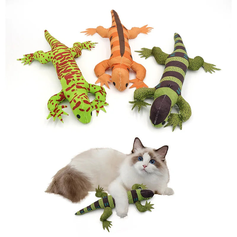 Brinquedo Mordedor Lagartixa para Gatos