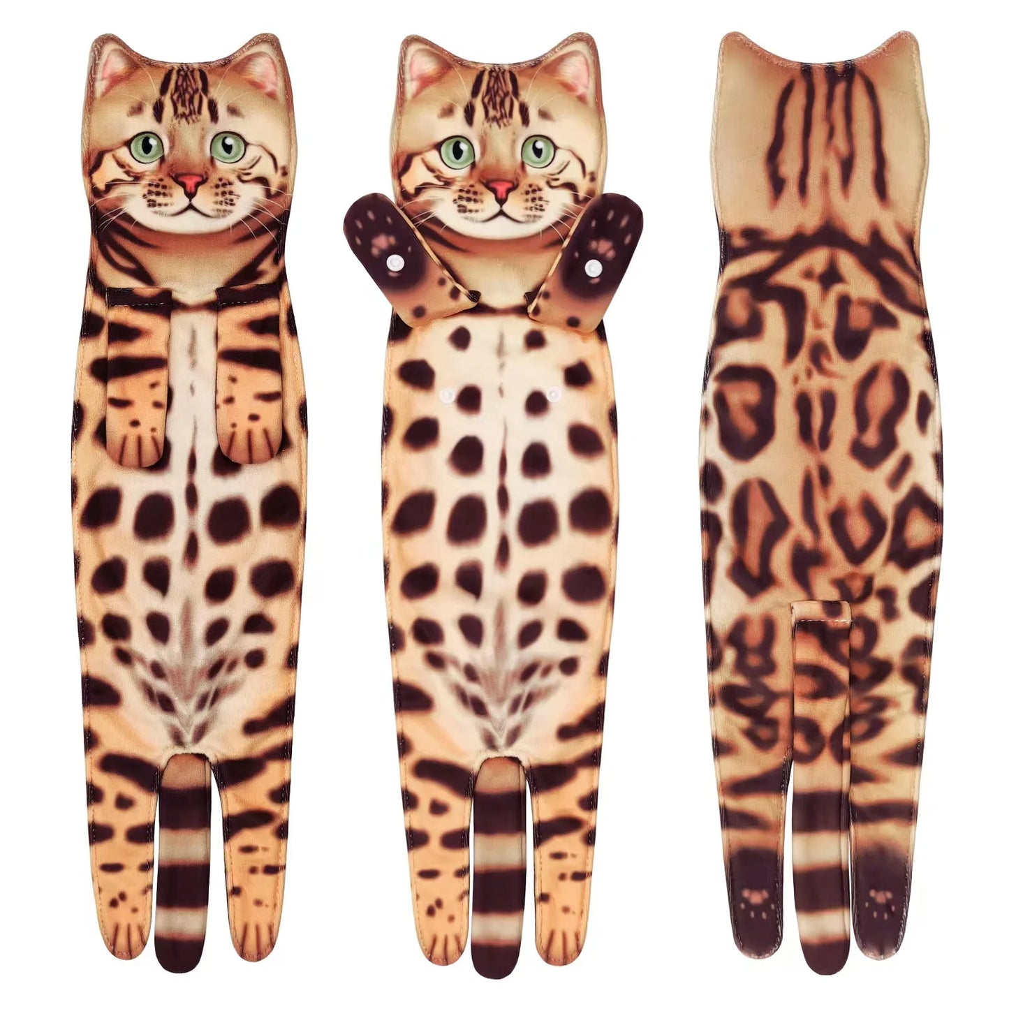 Toalha Multiuso com Formato de Gato