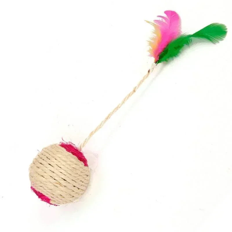 Bola 3 em 1 de Sisal para Gatos