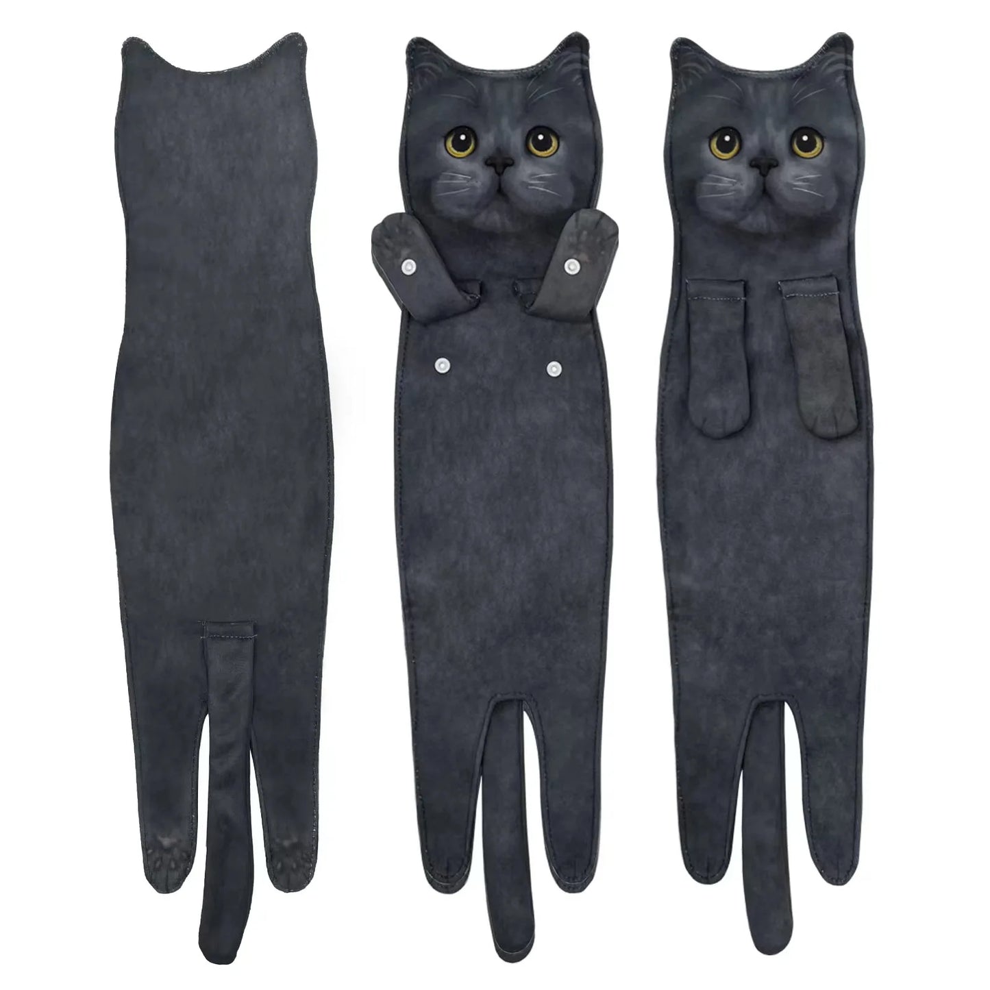 Toalha Multiuso com Formato de Gato