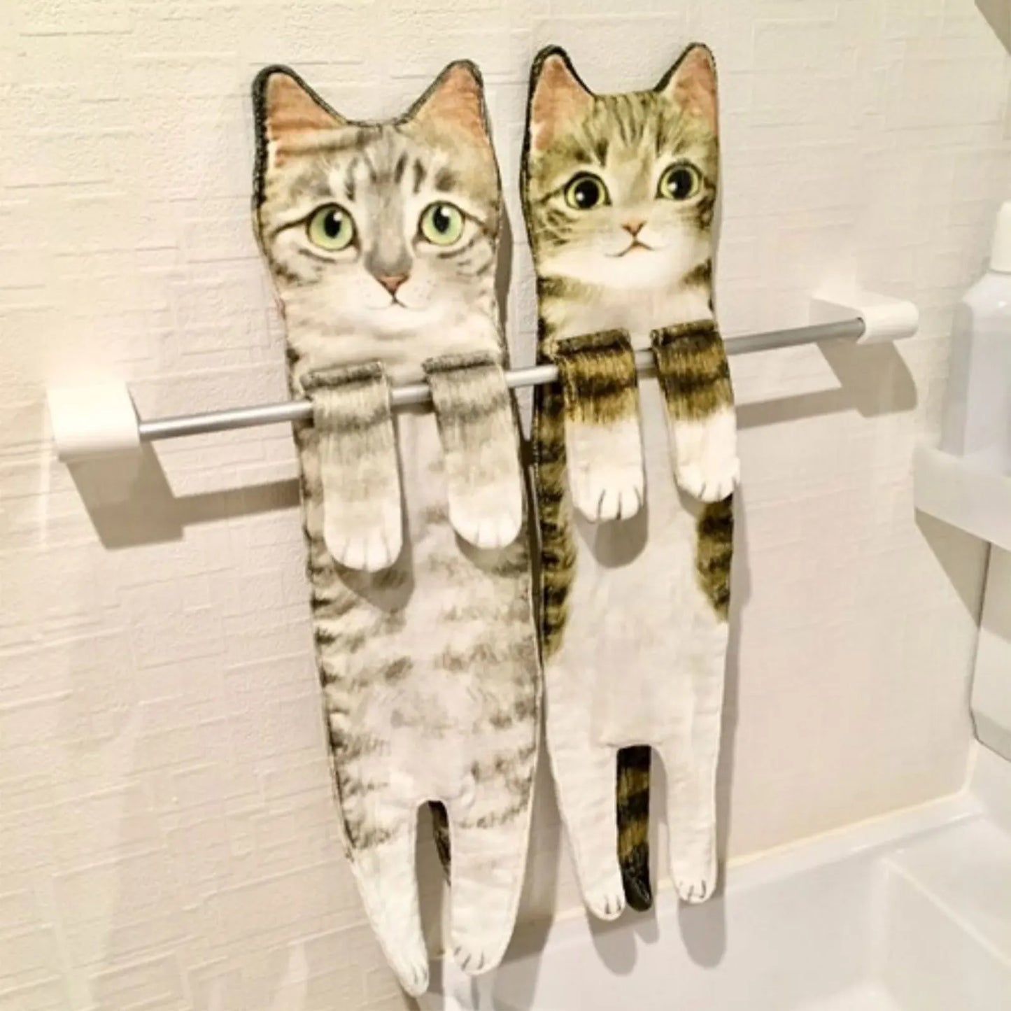 Toalha Multiuso com Formato de Gato