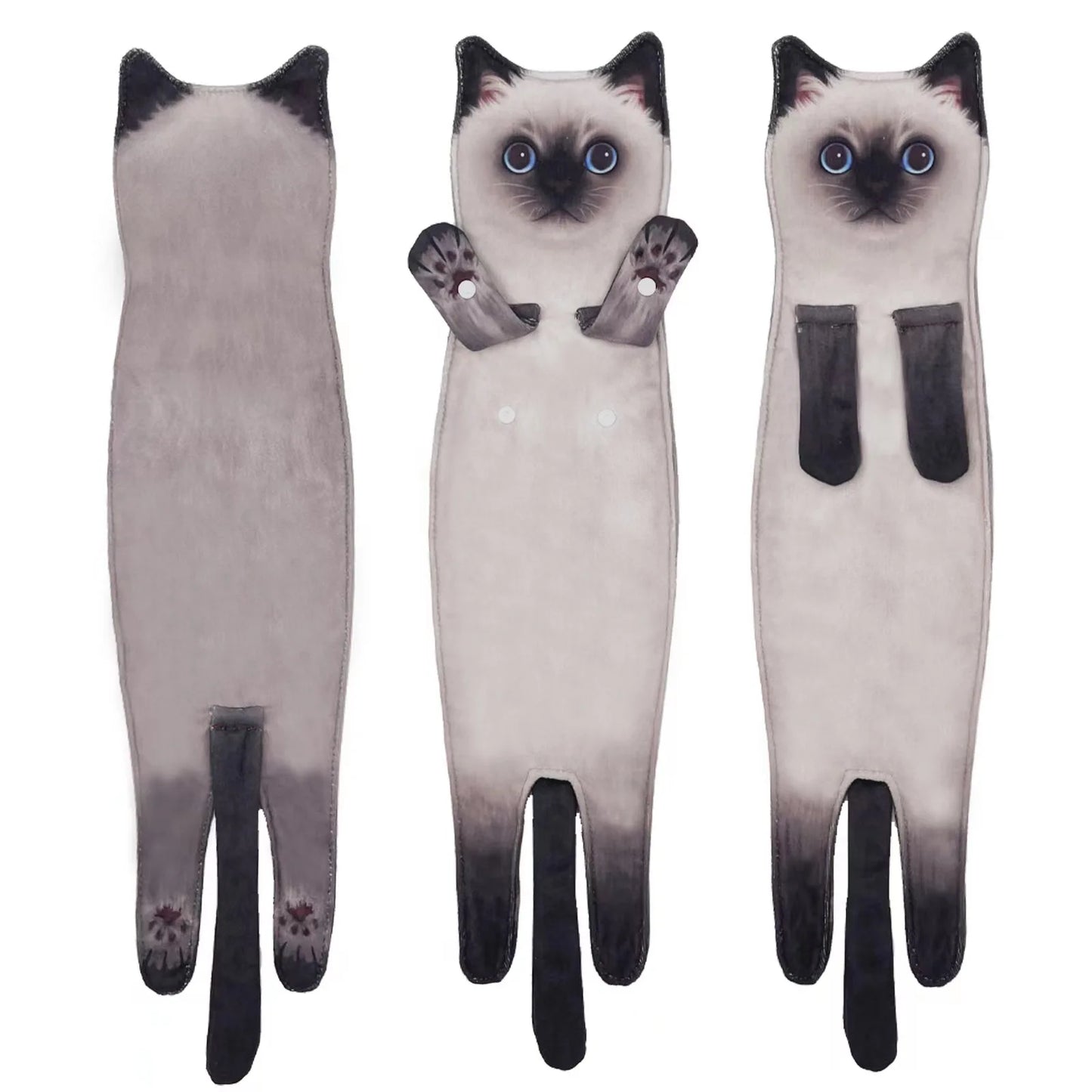 Toalha Multiuso com Formato de Gato
