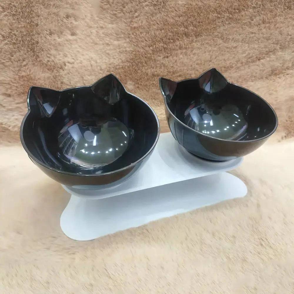 Bowl Duplo para Alimentação e Hidratação de Gatos Smart Pet Shop
