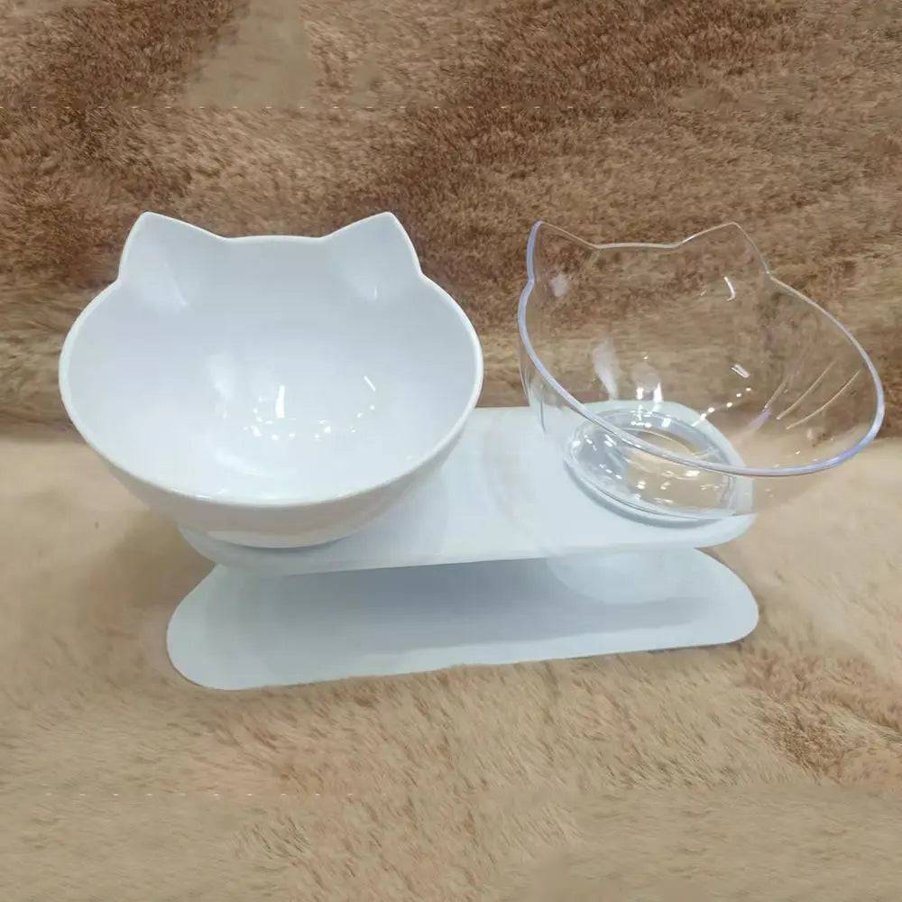 Bowl Duplo para Alimentação e Hidratação de Gatos Smart Pet Shop
