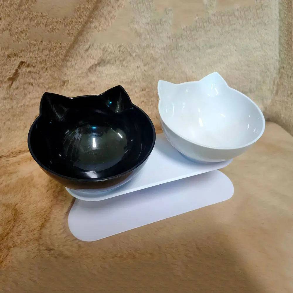 Bowl Duplo para Alimentação e Hidratação de Gatos Smart Pet Shop