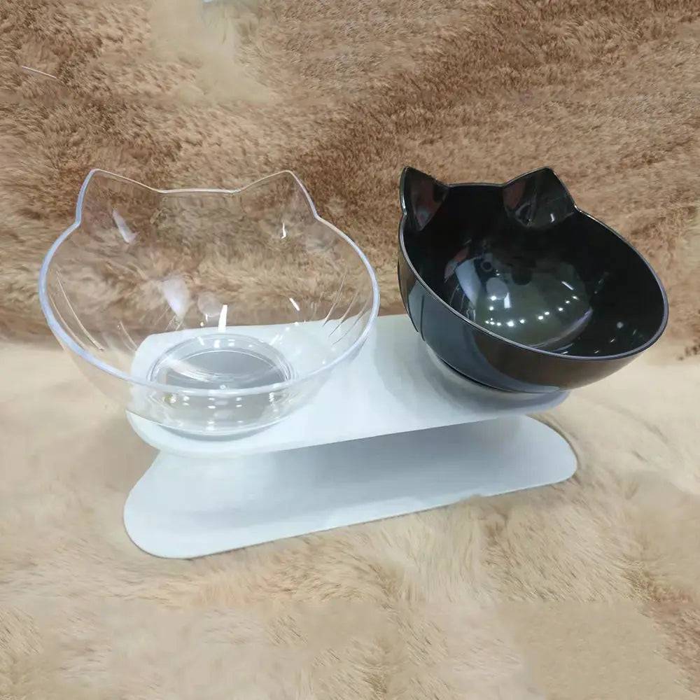 Bowl Duplo para Alimentação e Hidratação de Gatos Smart Pet Shop