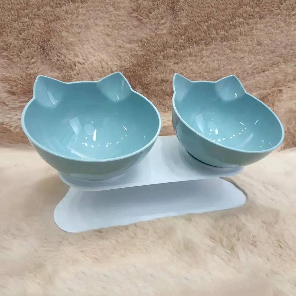Bowl Duplo para Alimentação e Hidratação de Gatos Smart Pet Shop