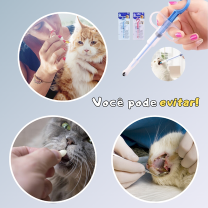 Seringa Aplicadora de Medicamentos para Gatos
