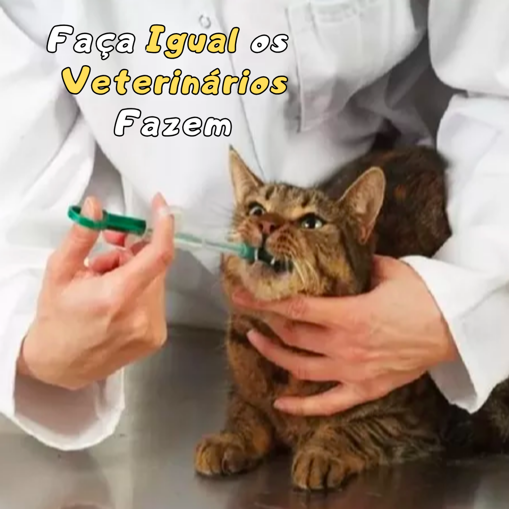 Seringa Aplicadora de Medicamentos para Gatos