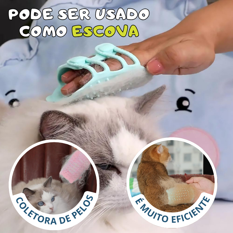 Arranhador de Pelos para Gatos com Escova Integrada