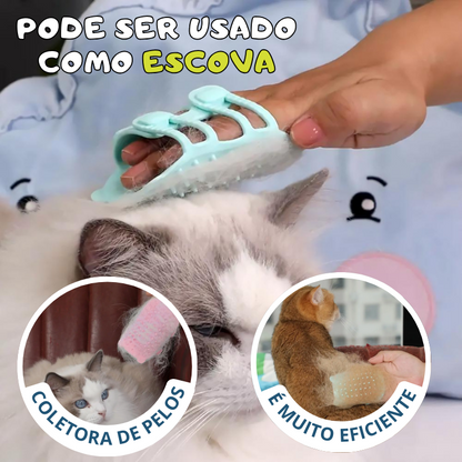Arranhador de Pelos para Gatos com Escova Integrada