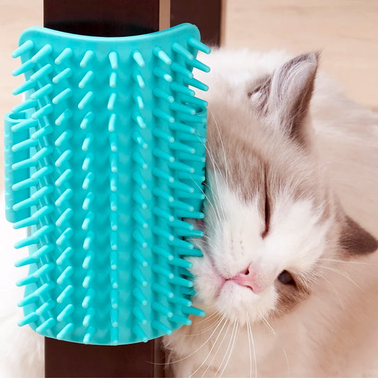 Arranhador de Pelos para Gatos com Escova Integrada