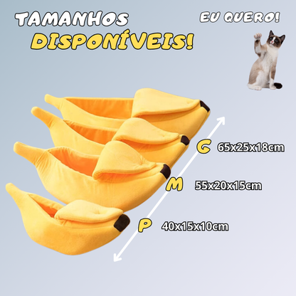 Cama Bananinha Para Gatos