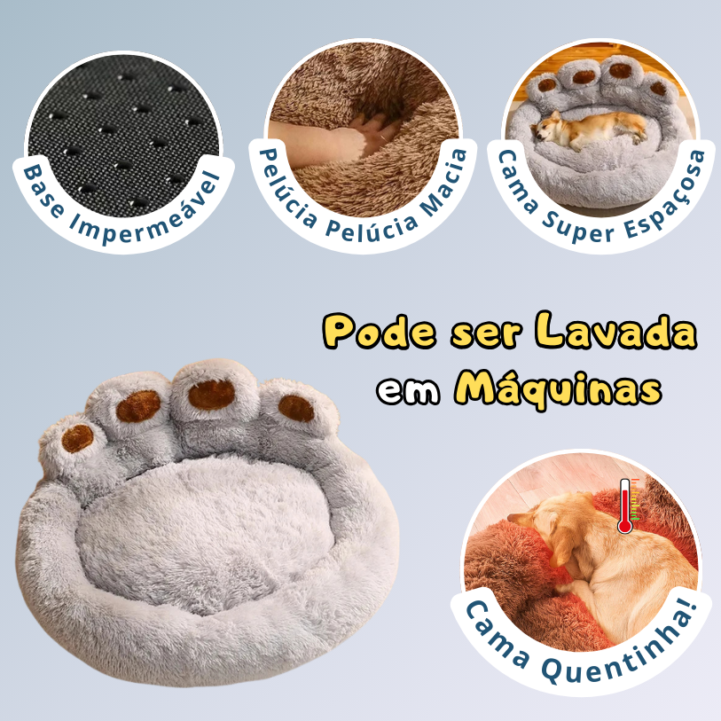 Cama Pata de Urso para Cachorros
