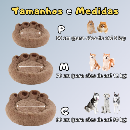Cama Pata de Urso para Cachorros