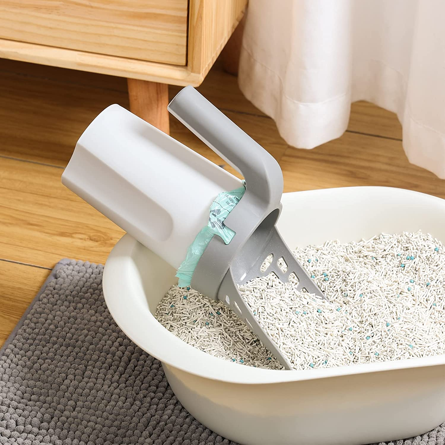 PÁ HIGIÊNICA PARA LIMPEZA DE CAIXA DE AREIA PARA GATOS
