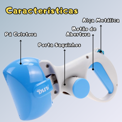 Pa Coletora de Fezes para Pet 2 em 1