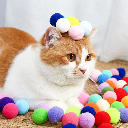 Lançador de Bolinhas de Pelúcia para Gatos