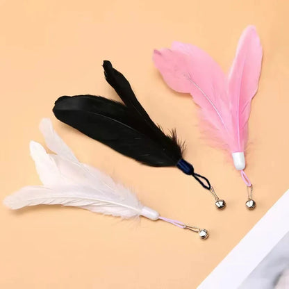 Brinquedo Pena Maluca com Ventosa para Gatos