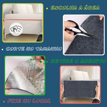 Tapete Adesivo Arranhador para Sofas e Outros Espaços