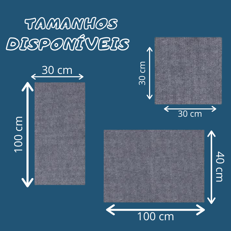 Tapete Adesivo Arranhador para Sofas e Outros Espaços