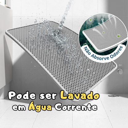 Tapete Higienico Impermeavel com Dupla Camada para Caixa de Areia