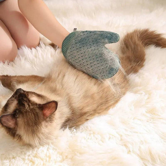 Luva para Limpeza de Cães e Gatos 2 em 1 Smart Casas