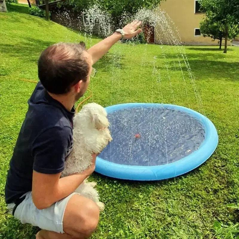 Piscina Refrescante com Fonte para Cães Smart Casas