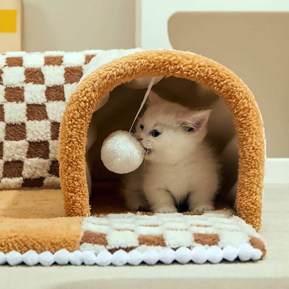 Cama Túnel 2 em 1 para Gatos Smart Pet Shop