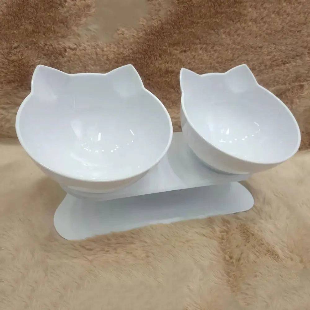 Bowl Duplo para Alimentação e Hidratação de Gatos Smart Pet Shop