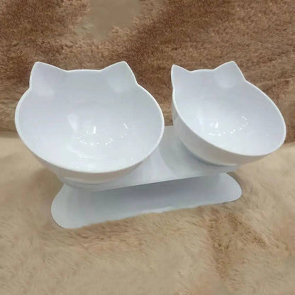 Bowl Duplo para Alimentação e Hidratação de Gatos Smart Pet Shop