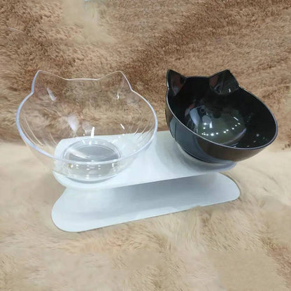 Bowl Duplo para Alimentação e Hidratação de Gatos Smart Pet Shop